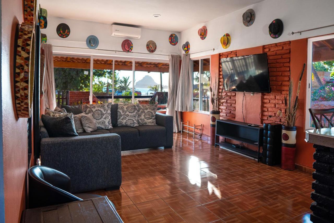 Casa Belen - Beautiful Beach View Home On Stone Island Isla La Piedra المظهر الخارجي الصورة